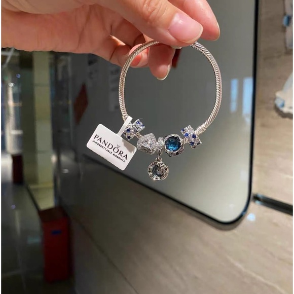 Pandora Bracelet Shining Star River Set 925 - Picture 3 of 4